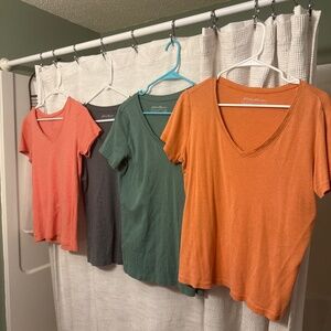 Quad of quality Eddie Bauer T shirts